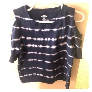 Tie Died cold shoulder shirt